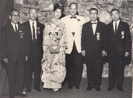 1964 Yokkaichi Officials Visit the Port of Long Beach.