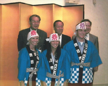2003 LB Trio with Mayor Inoue and Speaker Sasaoka